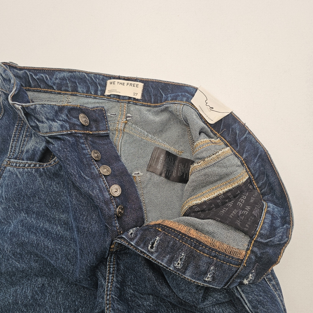 Free People We The Free Good Luck Barrel Jeans - Picture 3 of 8